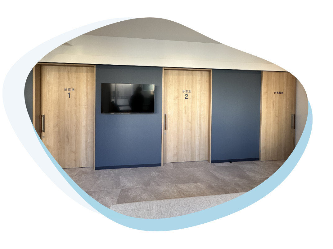 診察室、内視鏡室